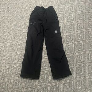 BLACK SKI PANTS SPYDER SIZE 18 BOYS